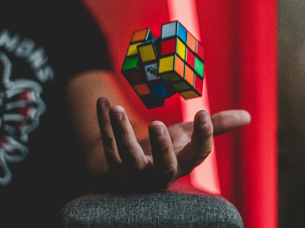 Marko Blazevic - Elevating 3x3 Rubik's Cube on Person's Palm